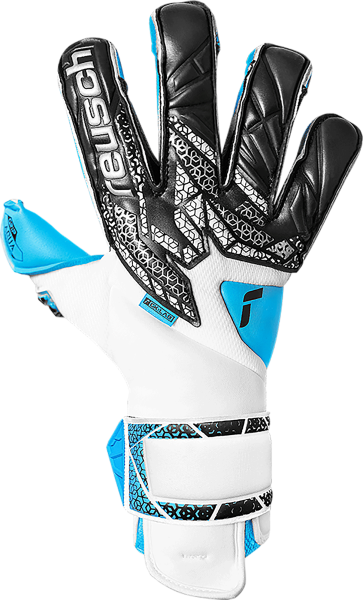 Reusch Attrakt Aqua Evolution 5570455 1126 weiss schwarz gelb front